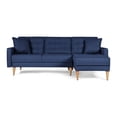 thumbnail image 2 of Sala Modular Reversible De Lino Azul Modelo Donato, 2 of 11