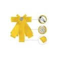thumbnail image 4 of INSPIRE CHIC Women's Pretied Pin Brooch Ribbon Bowknot Party Bow Tie with Beads, 4 of 5