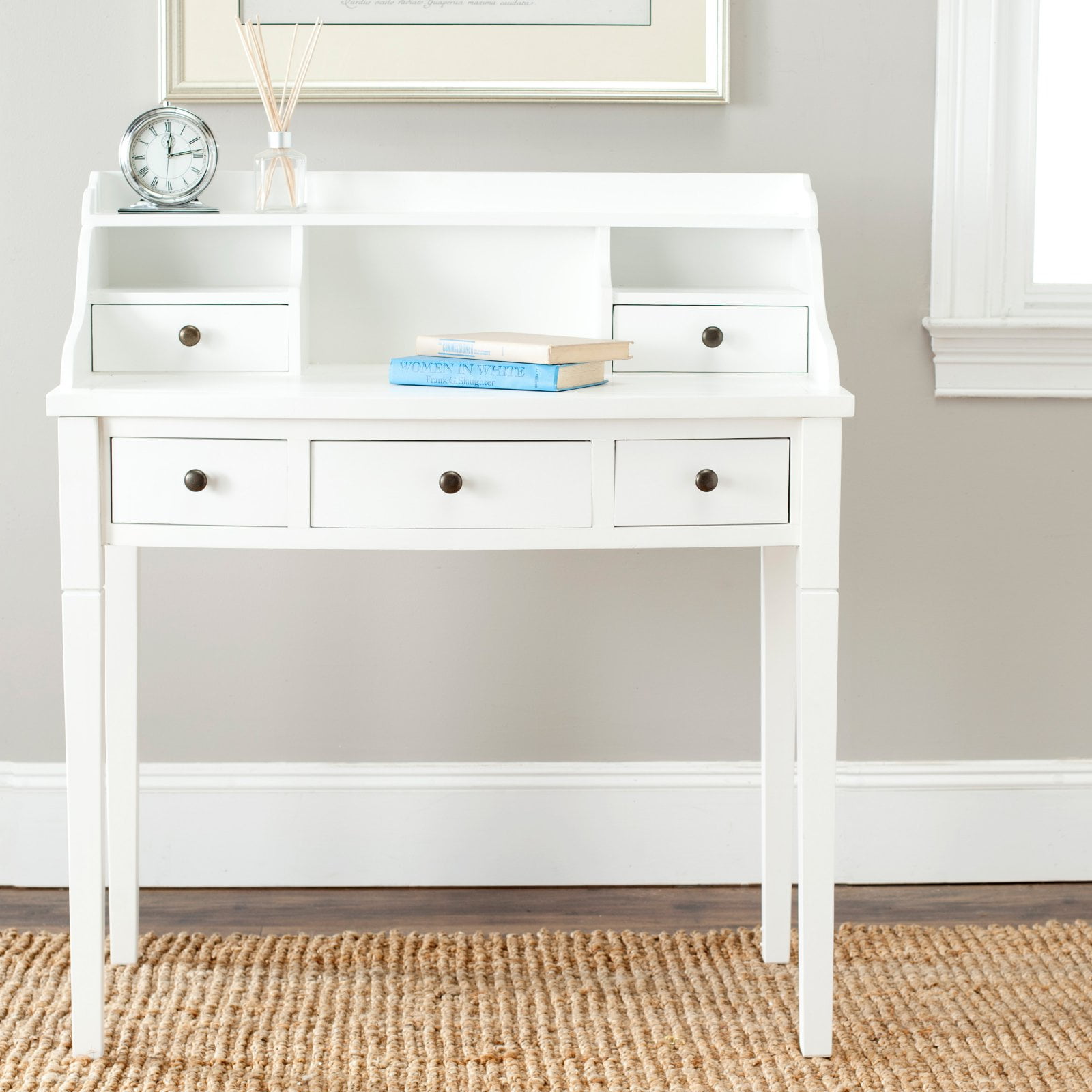 Safavieh Landon Writing Desk White Com
