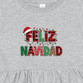 thumbnail image 4 of Inktastic Feliz Navidad Girls Baby Dress, 4 of 5