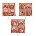 thumbnail image 3 of Billuyoard Pieza de de árbol de Navidad, colgante pintado con temática, ambientes de vacaciones, accesorios de fotografía DIY, decoración de Kits de decoración para fiestas campana y casa Billuyoard HA069280-02, 3 of 6