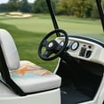 thumbnail image 3 of Yuyamidu Starfish Cart Backrest Bench Seat Cover Full Set of 2 Beach Golf Cart Back Rest Seat Cover Suits Club Car and More 2-Seat Golf Carts Universal Golf Cart Accessories, 3 of 7