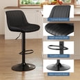 thumbnail image 4 of Juego de 4 Taburetes de Bar Ajustables Giratorios con Tapizado de PU Youhauchair, 4 of 7