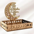 thumbnail image 6 of Exquisite Storage Plate Keep Desktop Tidy Wood Decorative Moon Style Cookie Plate for Home, 6 of 8