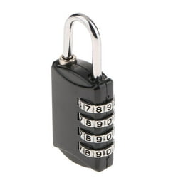 Cadenas à combinaison 4 pcs, cadenas à bagages à 3 chiffres, cadenas à