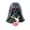 Blue, variant on Moving Halloween Skull Head Prop With Glowing Red Eyes Creepy Long Haired Hanging Skeleton Decoration For Indoor Outdoor Spooky Party Decor 1 Pack