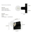 thumbnail image 6 of Hunter - Donelson 1-light Natural Black Iron, Small Sconce Light, Dimmable, Rustic Style, for Bedrooms, Dining, Living Rooms - 13051, 6 of 7