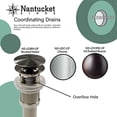 thumbnail image 6 of Nantucket Sinks UM-16x11-B 16 x 11 inch Undermount Ceramic Sink, Bisque, 6 of 7