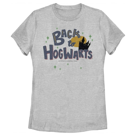Women's Harry Potter Back to Hogwarts Graphic Tee Athletic Heather X Large