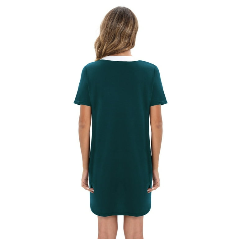 white christmas dresses Black Maternity Midi Dress With Short Sleeves main image 1