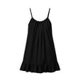 thumbnail image 3 of SuTry Backless Cami Dress for Women Short Mini Backless Dress Sleeveless Cami Ruffle Flowy Dress Above Knee House Dress, 3 of 6