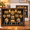 C, variant on DIY Mini Museum Shadow Box Kit with Lights, 11 Gold-Tone Picture Frames and 8 Assorted Figurines, Personalized Photo Memory Display for Couples, Gifts and Home Decor