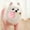 Pink, variant on bxhwj Pet Chew Toy for Dogs and Cats, Interactive Soft with Textured Surface for Oral Care, Durable and Lightweight for Active Play, Indoor Outdoor Training Toy for Puppies, Small Medium Large Pets