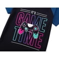 thumbnail image 4 of Beezizac Boys Summer Pajama Set, 3-Piece Fun VR Controller PJs‌ - Short Sleeves, Tank Top & Shorts Soft Sleepwear Size 12, 4 of 7