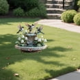 thumbnail image 3 of Acrylic Garden Splashing Statue Water Feature Outdoor Patio Rain Basin Weather Ornament, 3 of 3