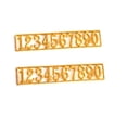 thumbnail image 1 of 1:12 Esca Números de Miniatura Juego de Accesorios de Decoración de de Puerta 0-9 Zulema Números en miniatura, 1 of 6