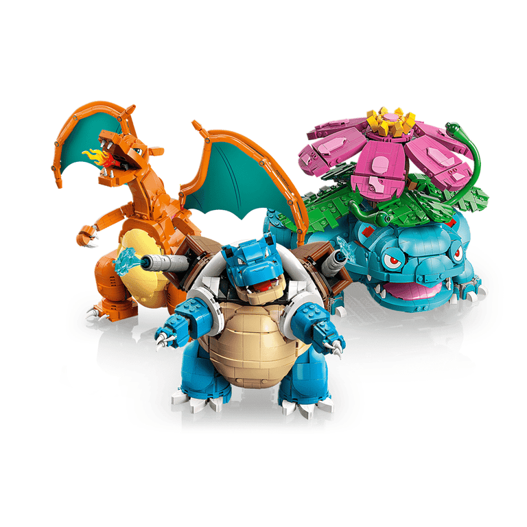 LEGO Pokémon Venusaur, Charizard & Blastoise Building Set, 6838
