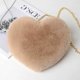 thumbnail image 1 of Bolso de amor para San Valentín, bolso de peluche con forma de corazón, bolso cruzado para mujer, bolso pequeño con forma de corazón de melocotón para mujer, 1 of 6