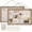 Brown, variant on Sfugno Wood Bulletin Boards, 2-Pack Linen Wall Bulletin Board, Decorative Hanging Pin Board, Frame Cork Board Light Bulletin Boards for Home Kitchen Office