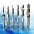thumbnail image 1 of WASHWEPE Drill Bit Set 6Pcs for Metal and Stainless Steel in Silver, 1 of 3