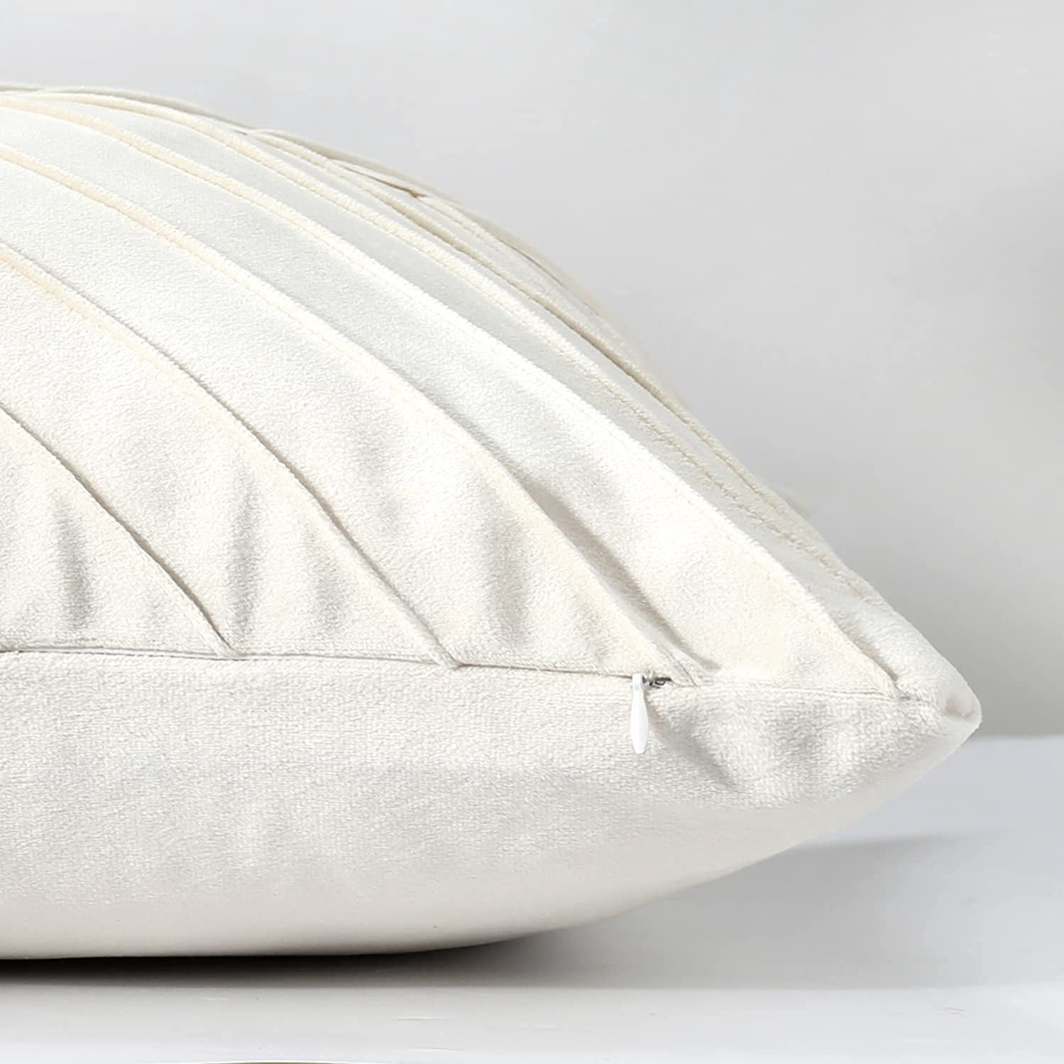 Beige Decorative Cushion Set 45x45cm Decorative Cushion Sofa Cushion Soft Sofa Cushion Seat Cushion Set Living Room Bedroom Office Car Sofa Decorative Cushion, Set of 2