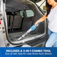 thumbnail image 5 of Aspiradora portátil inalámbrica Vacmaster de 10,8 V, 2 en 1, ligera, con control de potencia de 2 velocidades y luz LED para pisos de madera, alfombras y pelo de mascotas, color azul, 5 of 5