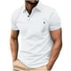 thumbnail image 1 of pstuiky Camisas de vestir de manga corta para hombre, Camisa de manga corta con cuello vuelto, versátil, de color liso y estilo informal para hombre camisas casuales para hombre s, 1 of 5
