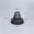 thumbnail image 1 of S60*6 Filetage à 1/2 Pouces 3/4 Pouces 1 Pouces Filetage Fin Connecteur de Réservoir d'Eau IBC Accessoires de Raccord de Réservoir IBC, Étanche, 1 of 7