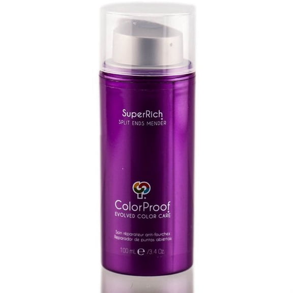 Size : 3.4 oz , ColorProof Super Rich Split Ends Mender, Color Proof Hair Scalp, Pack of 1