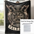 thumbnail image 5 of Viking Valhalla Pattern Blanket, Soft Warm Throw Blanket, Air-conditioned Room Blanket, Warm Nap Blanket for Home Office Travel Camping #TOP PICKS, 5 of 9