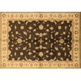 thumbnail image 1 of Ahgly Company Indoor Rectangle Oriental Brown Traditional Area Rugs, 5' x 7', 1 of 4