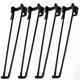 thumbnail image 2 of Patas de mesa plegables simples para exteriores con forma de U, patas de mesa de hierro desmontables para comedor, mesa de computadora, herrajes para muebles, 2 of 4