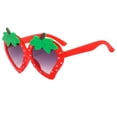 thumbnail image 3 of Gafas de sol de dibujos animados para niños, gafas de sol decorativas con forma de fresa, gafas personalizadas para niños y niñas 3001, 3 of 6