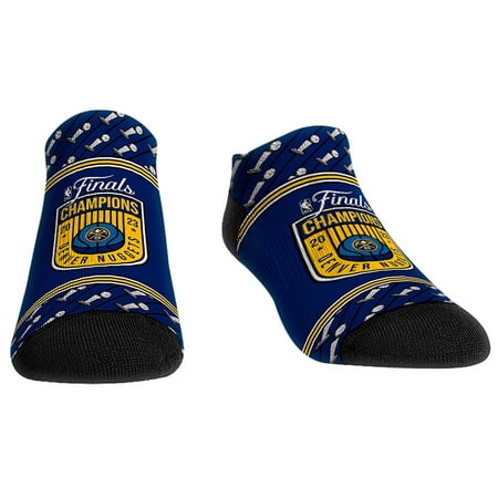 

Unisex Rock Em Socks Navy Denver Nuggets 2023 NBA Finals Champions Badge Low Cut Socks