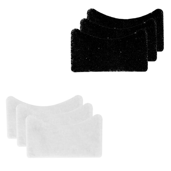 Nispira Charcoal and Oil Vapor Air Fryer Replacement Filters Compatible with OVENTE 1.5 Liter Electric Deep Fryer FDM1501BR model, 3 Pack