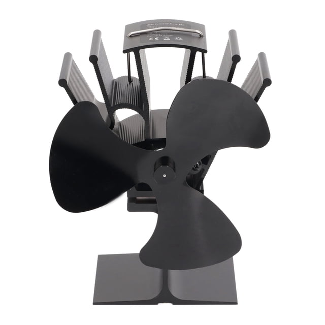 Ventilador de estufa de leña, ventilador de estufa de leña, ventilador de estufa accionado por calor, ventilador de chimenea altamente versátil