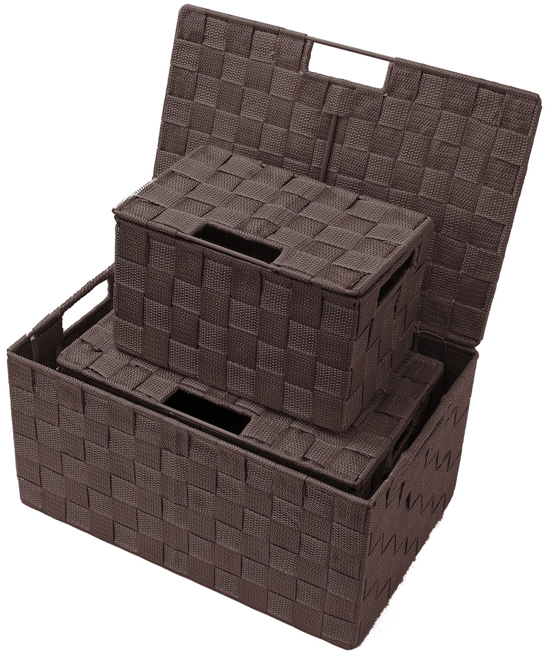Sorbus Fabric Storage Basket, Set of 3