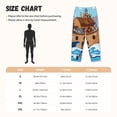 thumbnail image 3 of Balery Animals on Noah's Ark Pantalones de pijama para mujer, pijamas ultraligeros, pantalones de estar por casa-Small, 3 of 6