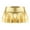 Gold, variant on iiniim Women's Shiny Metallic Mini Skirt Latex Pleated Micro Skater Skirt Rave Party Nightout Clubwear Black XL