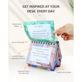 thumbnail image 3 of Daily Inspirational Quotes for Desk Decor Flip Motivational Calendar, Inspirational Gifts for Women,Cute Office Desk Accessories Office Decor for Women, Mothers Day Gifts for Mom Grandma Gift, 3 of 4