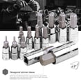 thumbnail image 4 of Gieenan 13Pcs High Performances Hexagon Socket Set Allen Hexagon Bit Socket Set for Electric Manual Wrenches Repair Enthusiasts, 4 of 8