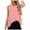 Pink, variant on Beach Vacation Clothes for Women Casual Winter Dress Women Cute Shirts for Summer Comfort Color Tops Blouse Busty Active Wear Tops Crop And Shorts Tunics Work Chiffon V Neck Grey L