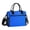 Blue, variant on Iauyy Insulated Thermal Lunch Tote Bag for Women - S/M Sizes Portable Picnic Work Bag ,Horizontal Stripe Pattern