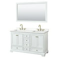 thumbnail image 4 of Wyndham Collection Wcs202060d-Qtz-Us3m58 Deborah 60" Free Standing Double Basin Vanity Set, 4 of 7