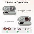 thumbnail image 2 of Estuche para Anteojos Huvon Doble para Hombre y Mujer, 2 of 7