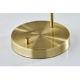 thumbnail image 4 of Adesso Mendoza 25" 1-Light Antique Brass Table Lamp with Natural Woven Paper Shade, 4 of 6