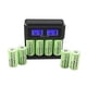 thumbnail image 1 of 16P 2800mAh Rechargeable 3.7V Li-ion 16340 Batteries CR123A Battery for LED Flashlight, 1 of 5