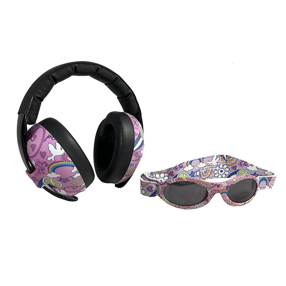Baby Banz Earmuffs and Infant Hearing Protection and Sunglasses Combo 0