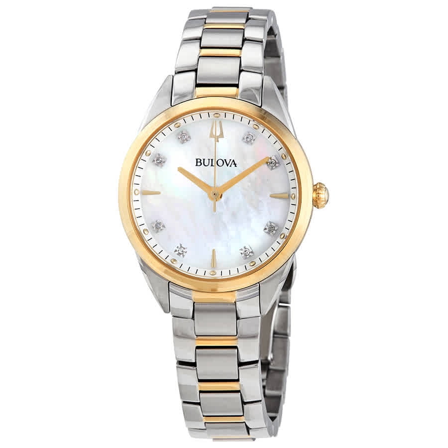 Bulova Bulova Sutton Quartz Diamond Mother of Pearl Dial Ladies Watch