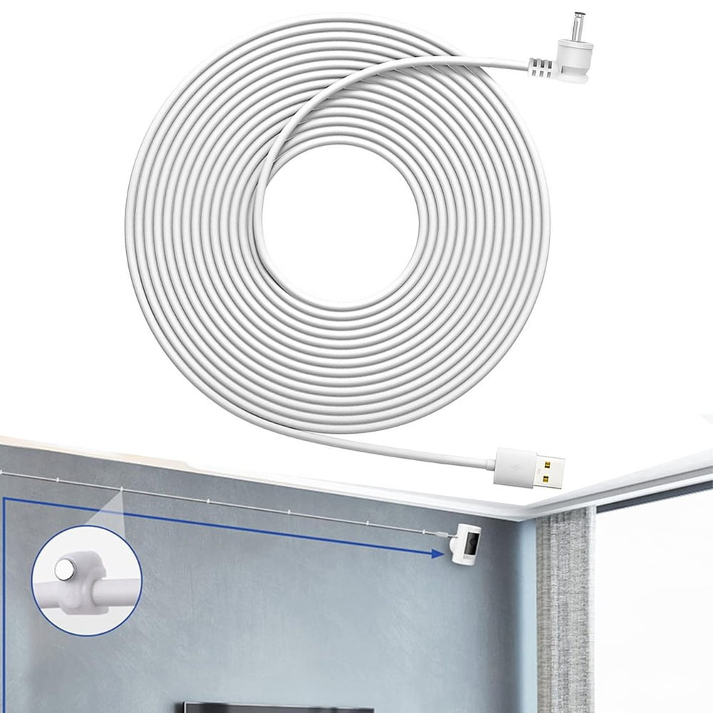 Reliable Power Cable and Adapter for Ring Cameras 10m Weatherproof Use
